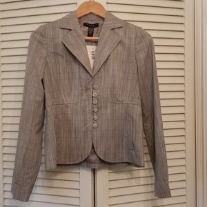 NEW Laundry by Shelli Segal Suit Jacket Gray SZ 6